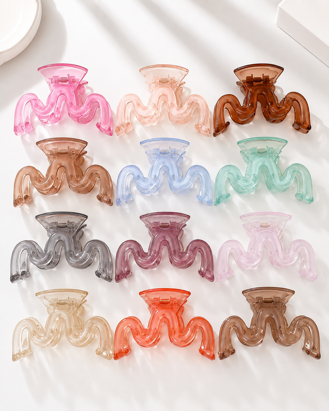 ETC-PIN-260101 - DOC DE PINCHO ZIGZAG DE COLORES VARIADOS 9CM
