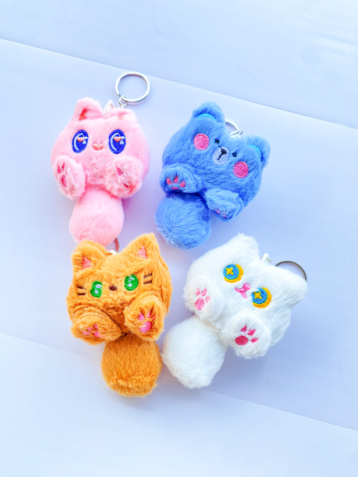 ETC-LLAVERO-014 - LLAVERO PELUCHE DE GATO