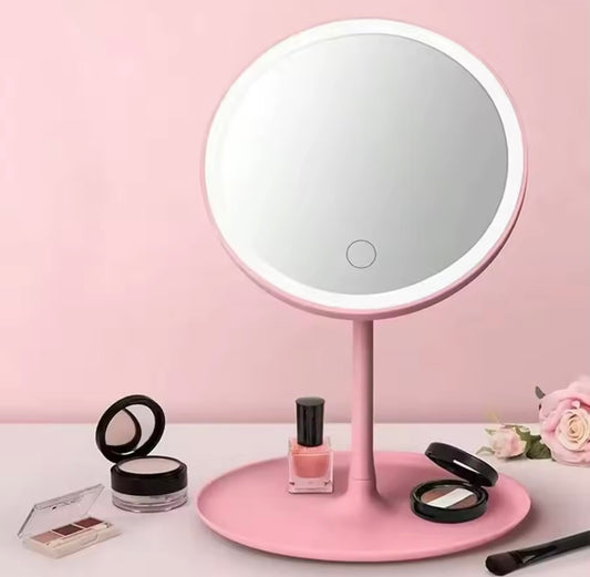 ETC-ESP-001 - ESPEJO CIRCULAR RECARGABLE CON LUZ