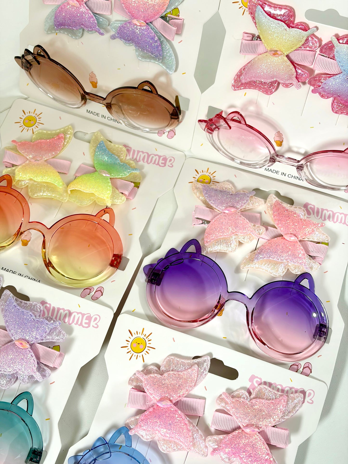 ETC-GAFA-250402 - Gafas con vincha mariposa x12