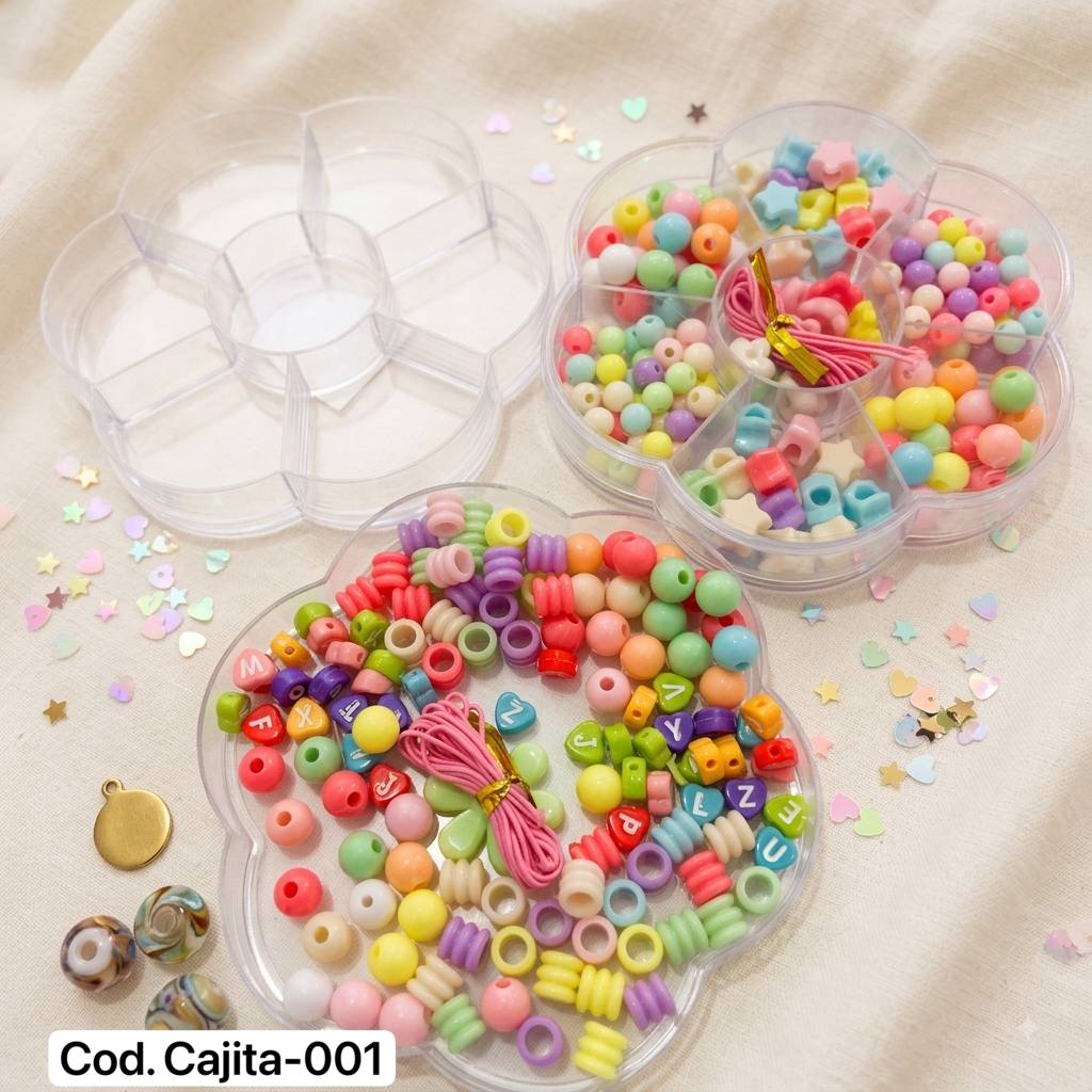 CAJITA-001 - Cajita flor para hacer pulsera