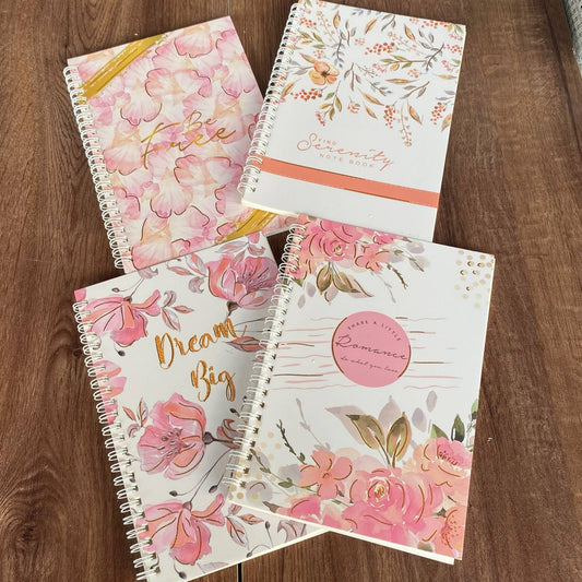 DM-2158-1 - Cuadernos Flores Rosadas