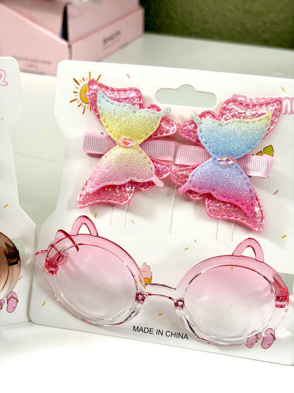 ETC-GAFA-250402 - Gafas con vincha mariposa x12