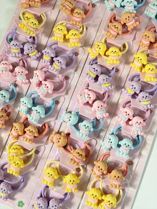 3583-3-10 - Tira x10 moños de perrito