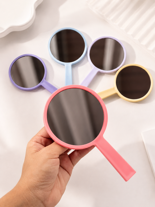 ETC-ESP-005 - ESPEJO DE MANO CIRCULAR - VARIOS COLORES